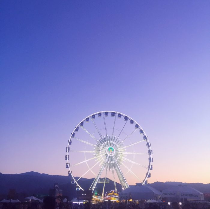 Coachella Ferris Wheel // Nattie on the Road