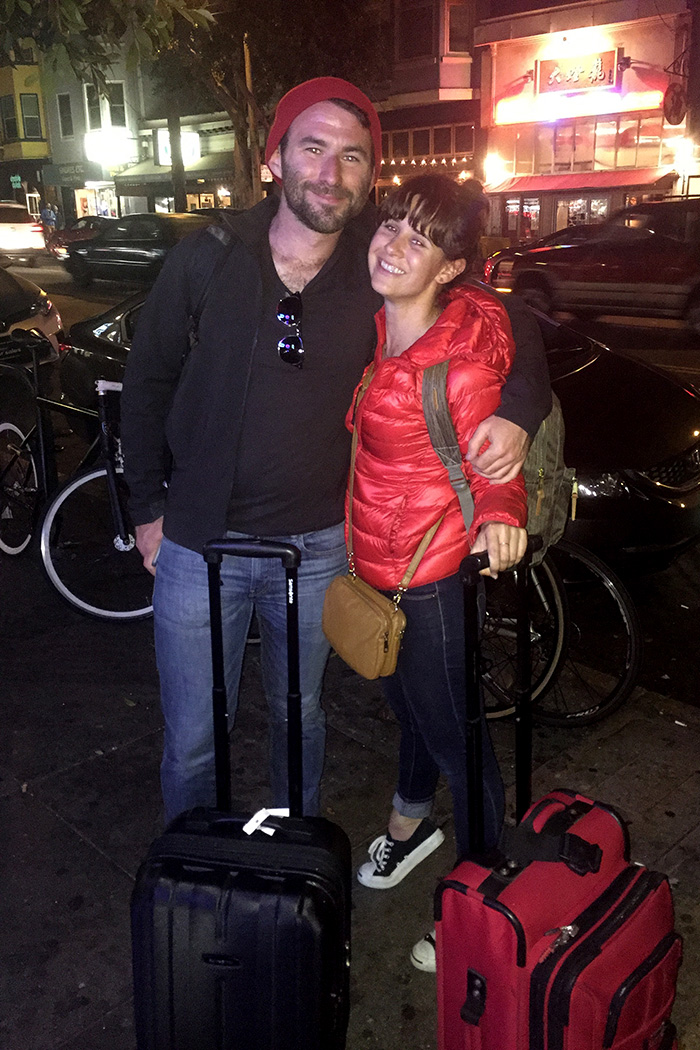 Nat & Rob & luggage // Nattie on the Road