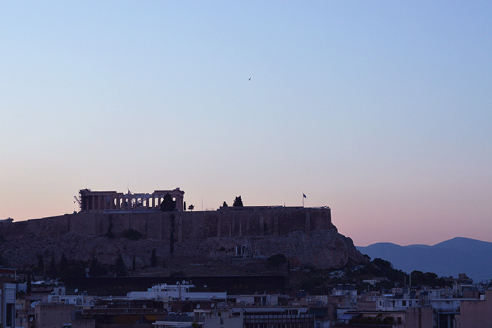 Sunset over the Parthenon // Nattie on the Road