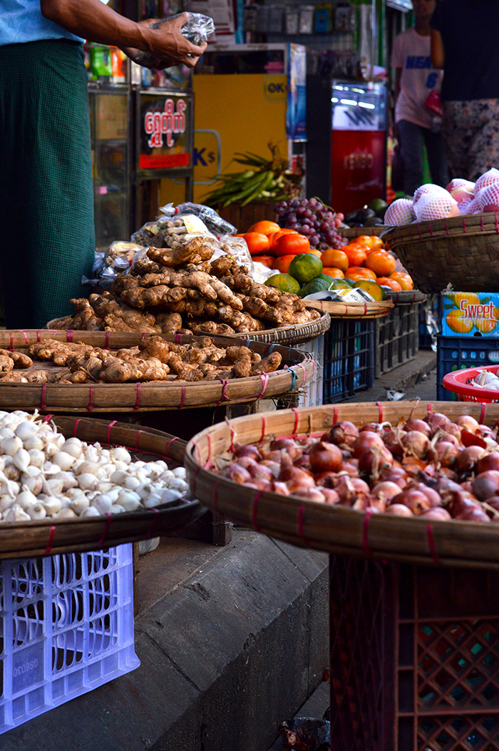 grocery shop at local markets