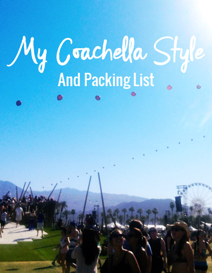 My Coachella style and backing list