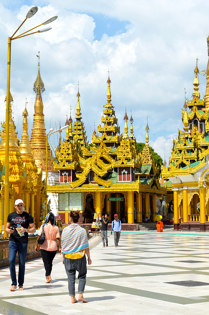 Shwedegon Pagoda Yangon Myanmar