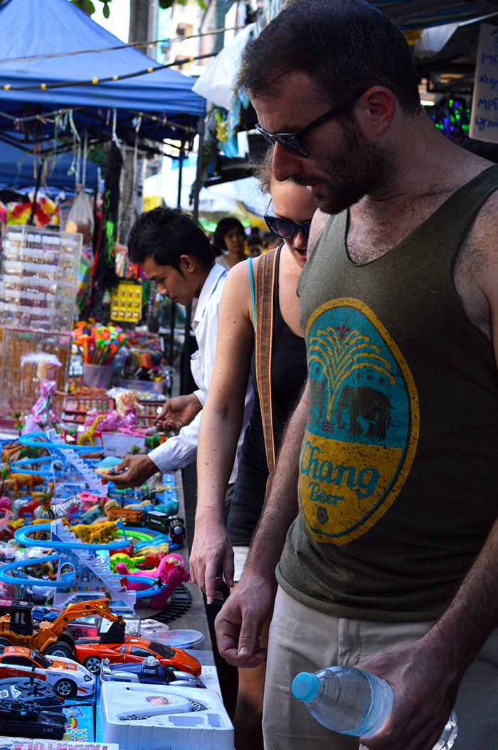 street markets in Yangon Myanmar