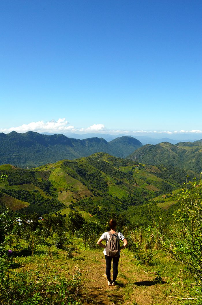 trekking through rural Myanmar