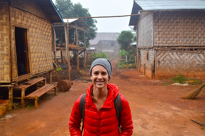 Traditional Myanmar face paint