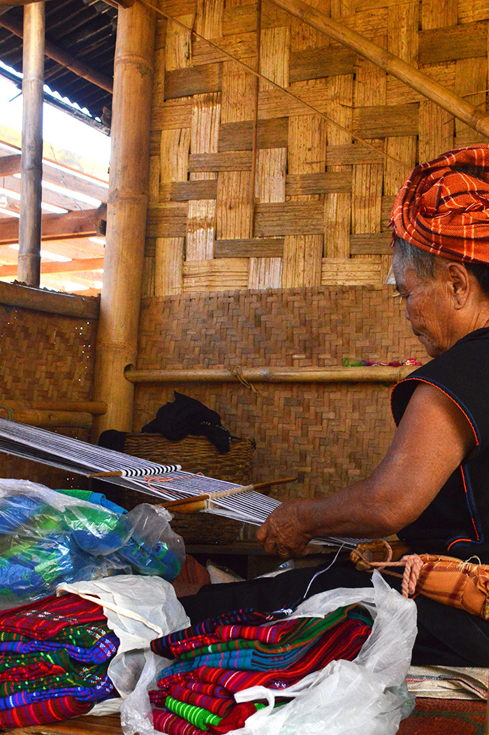 textile making in Myanmar