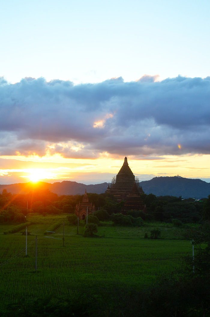 Sunset in Bagan Myanmar