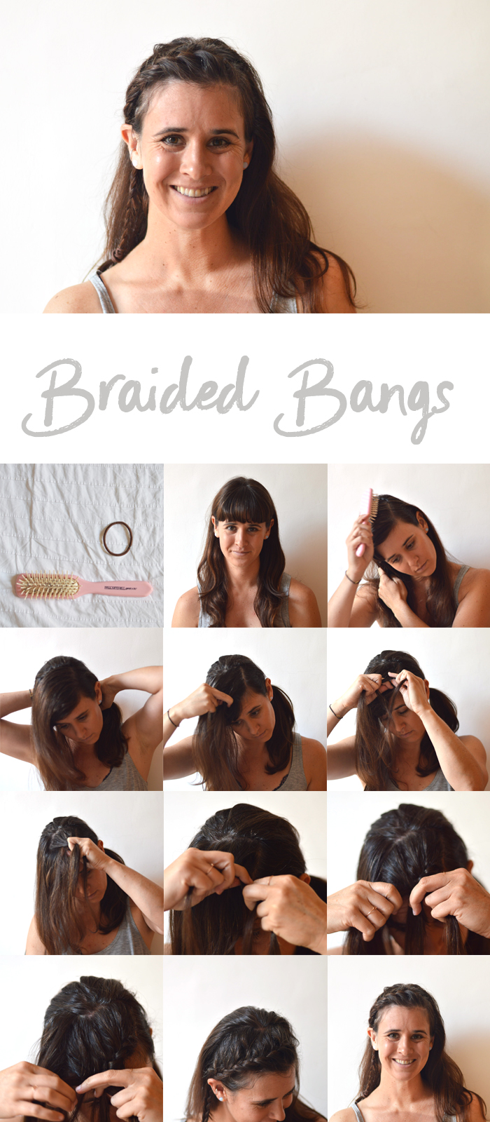 braided bangs tutorial