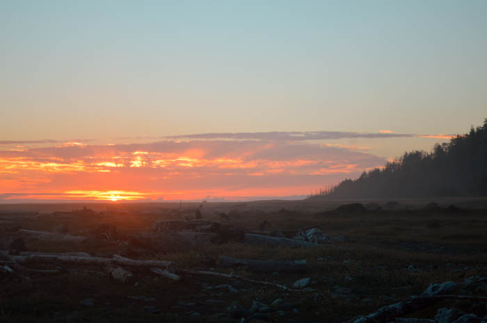 Sunset on the Lost Coast Trail