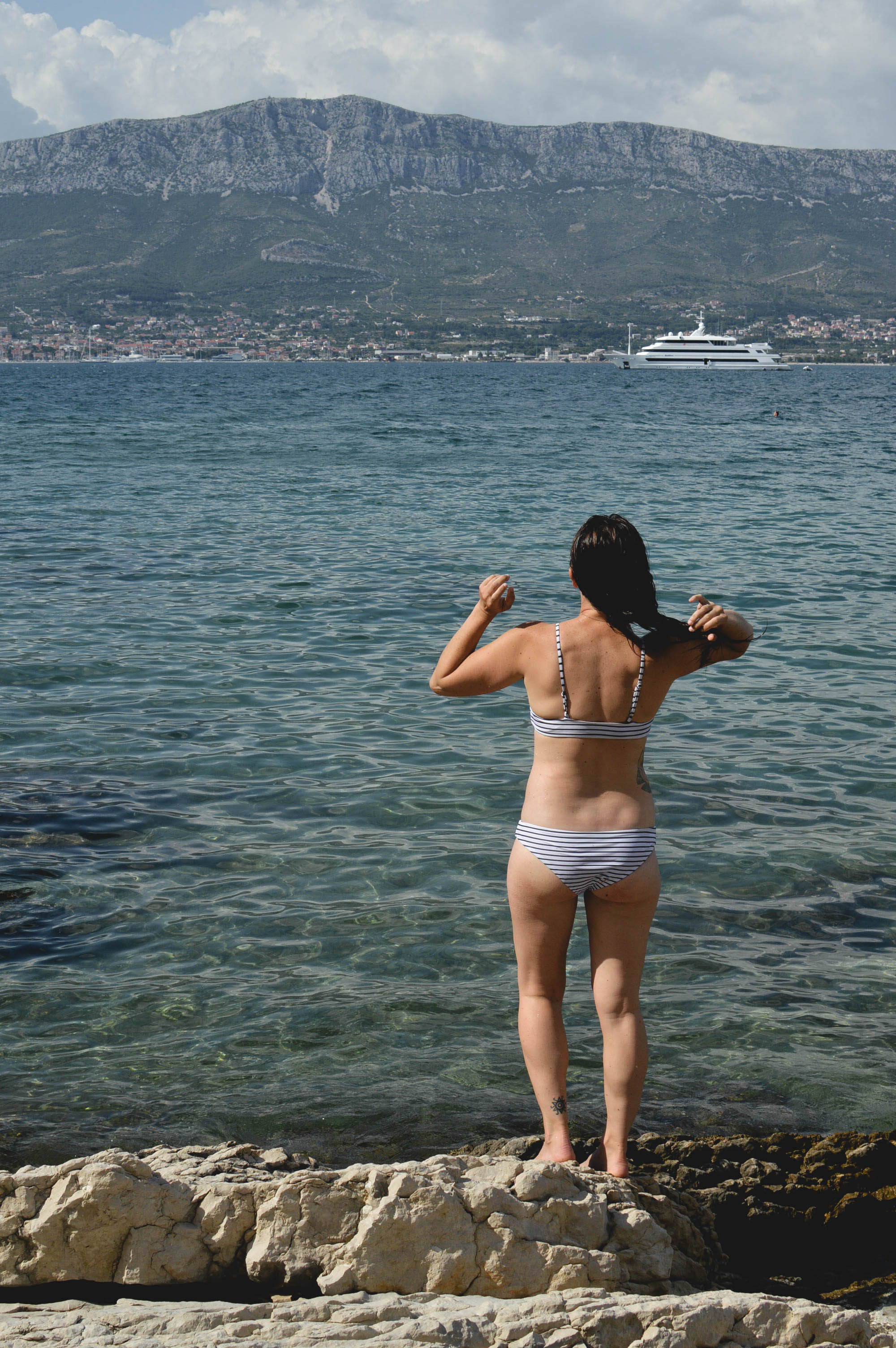 Beach day in Split Croatia