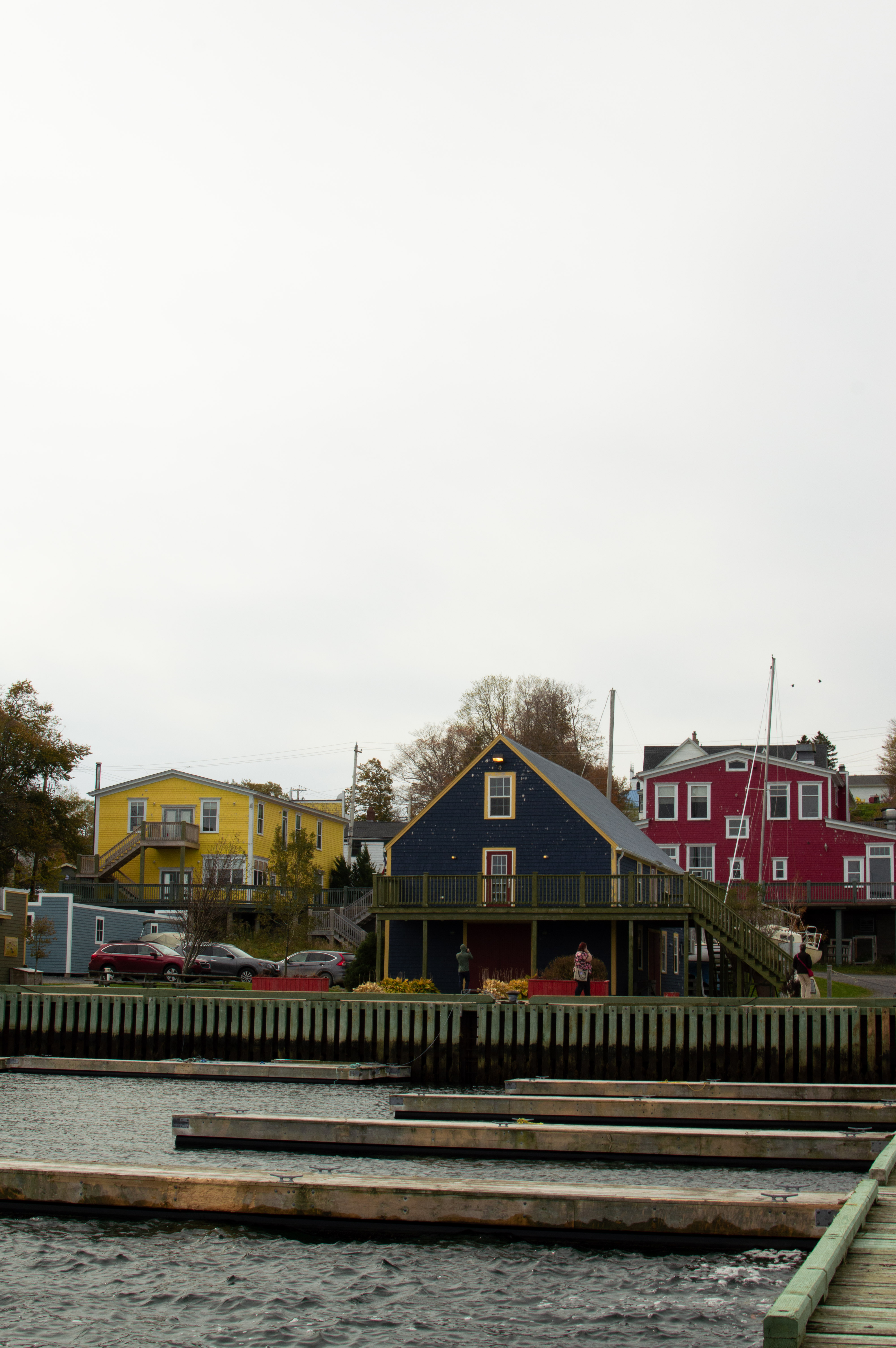 colorful maritime buildings