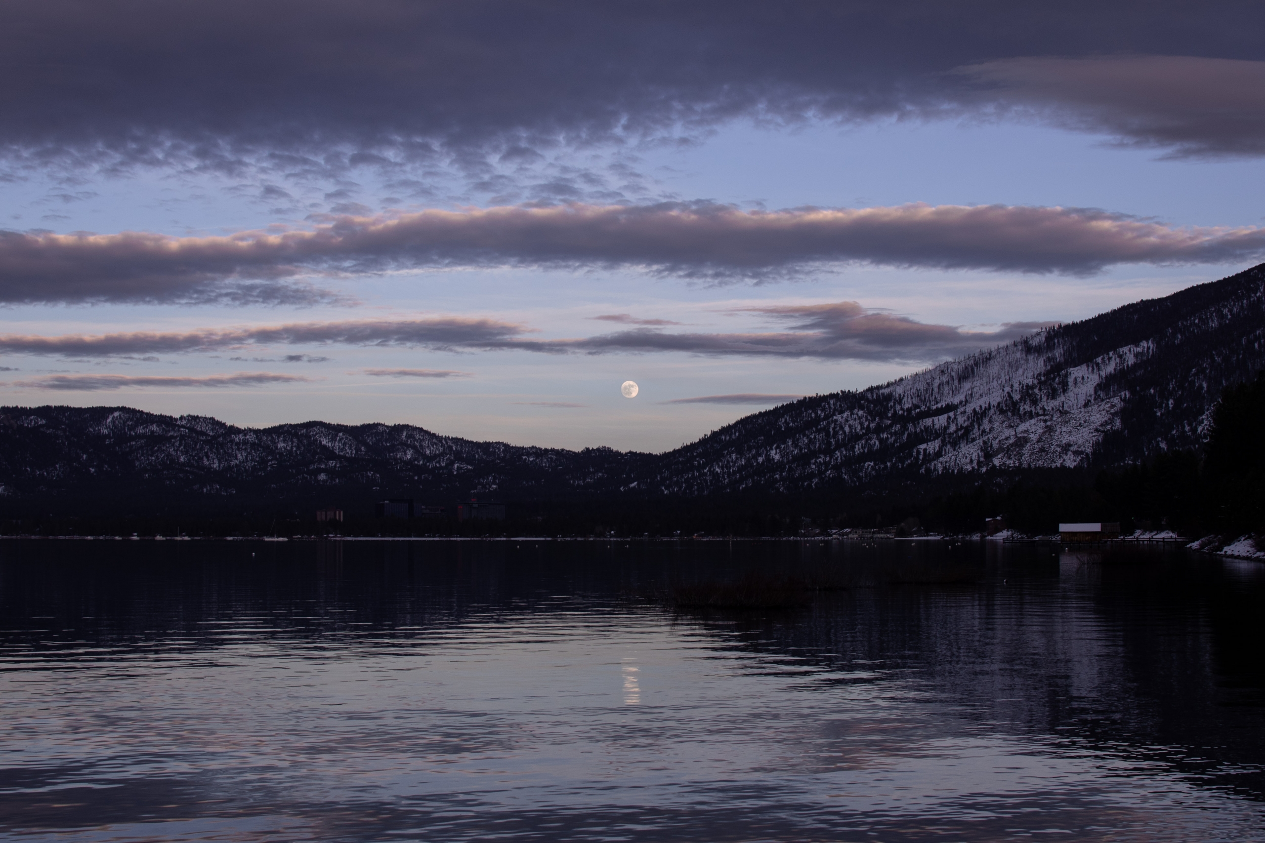 Moon rise at Regan Beach