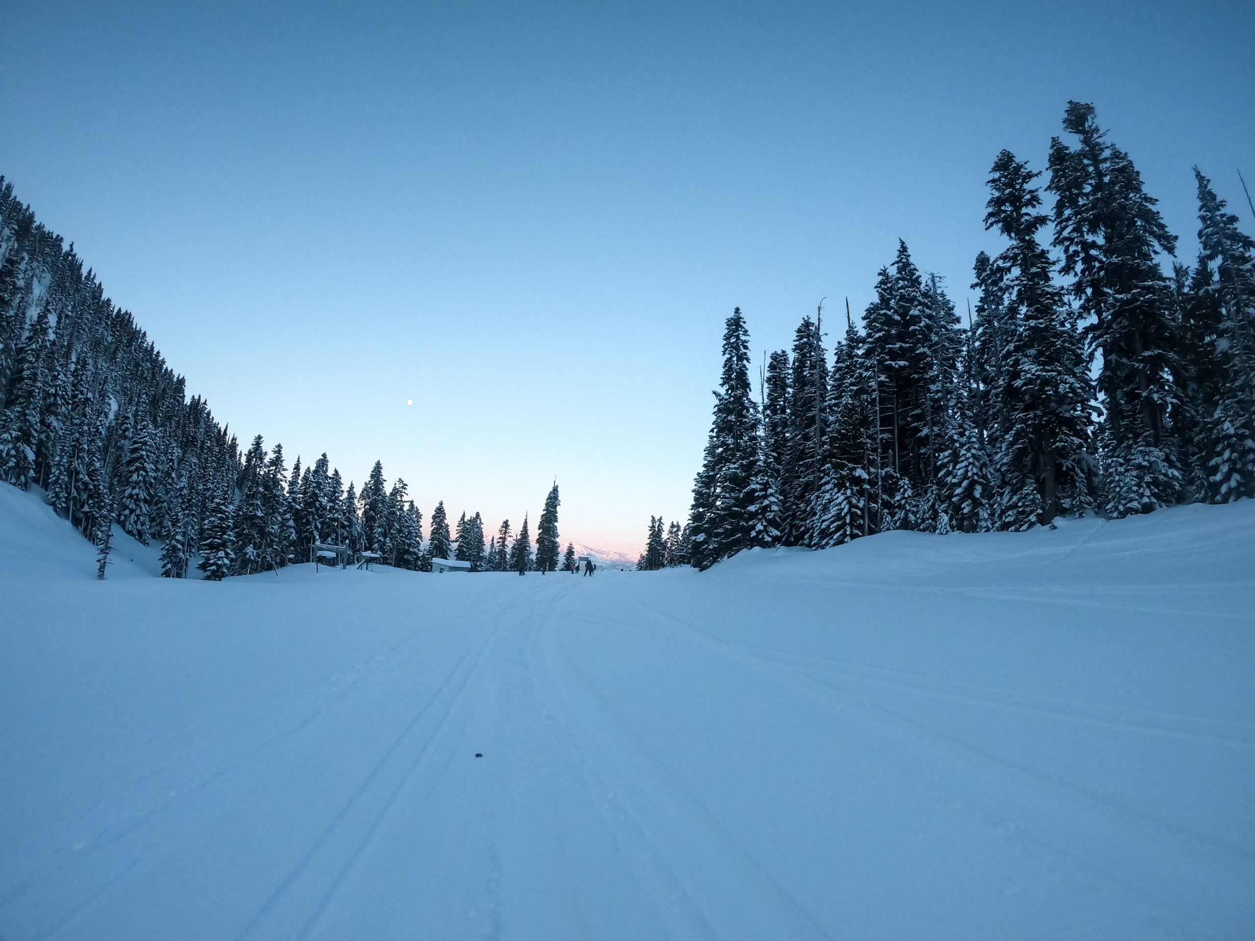 Moon rise over Whistler