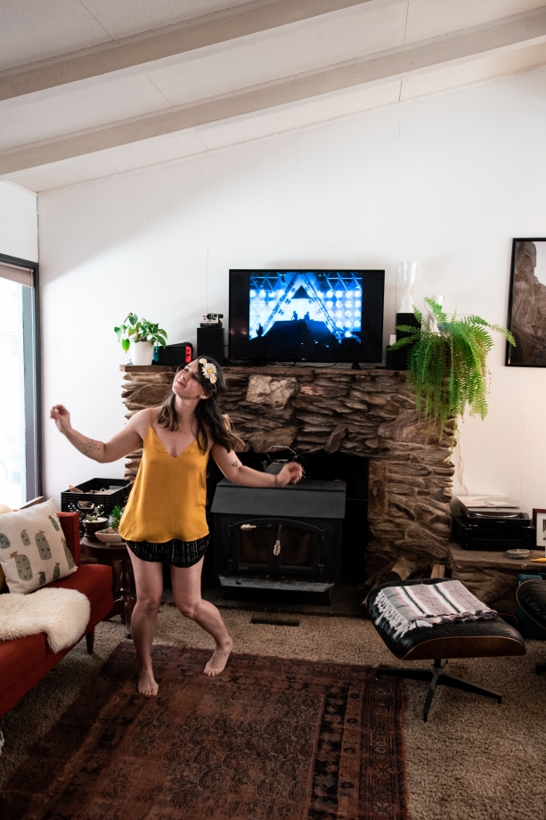 dance party in the living room