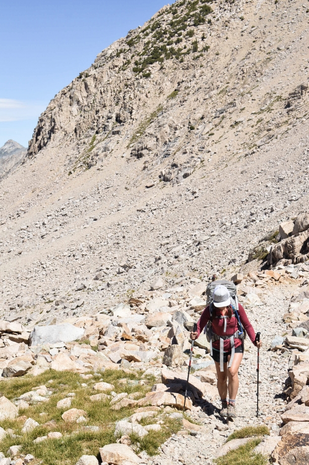 Climbing up Forester Pass