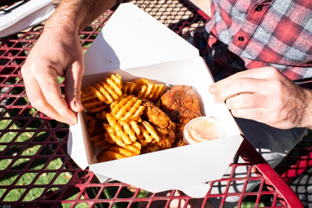 fried chicken from Doughbird